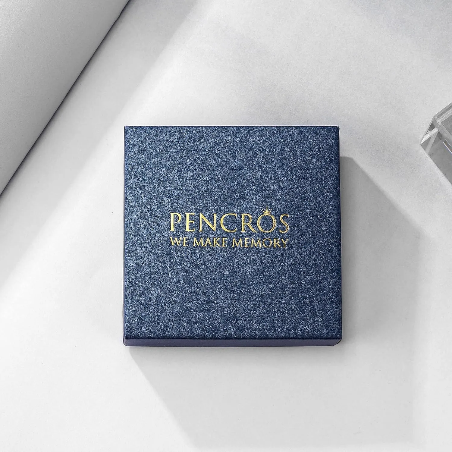 Pencros Simple Cross Necklace 18K Gold/Silver Filled Crucifix Faith Pendant Dainty Cross Choker Tiny Necklace for Women