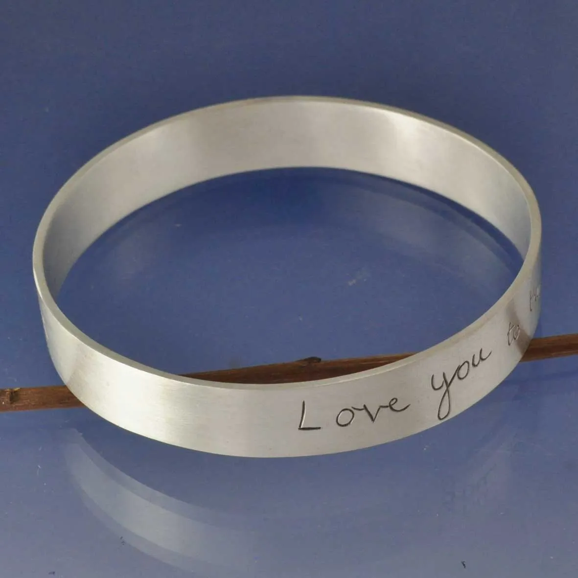 Personalised Handwriting Bangle 10mm