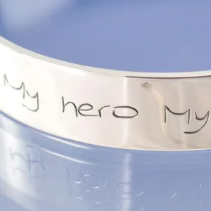 Personalised Handwriting Bangle 10mm