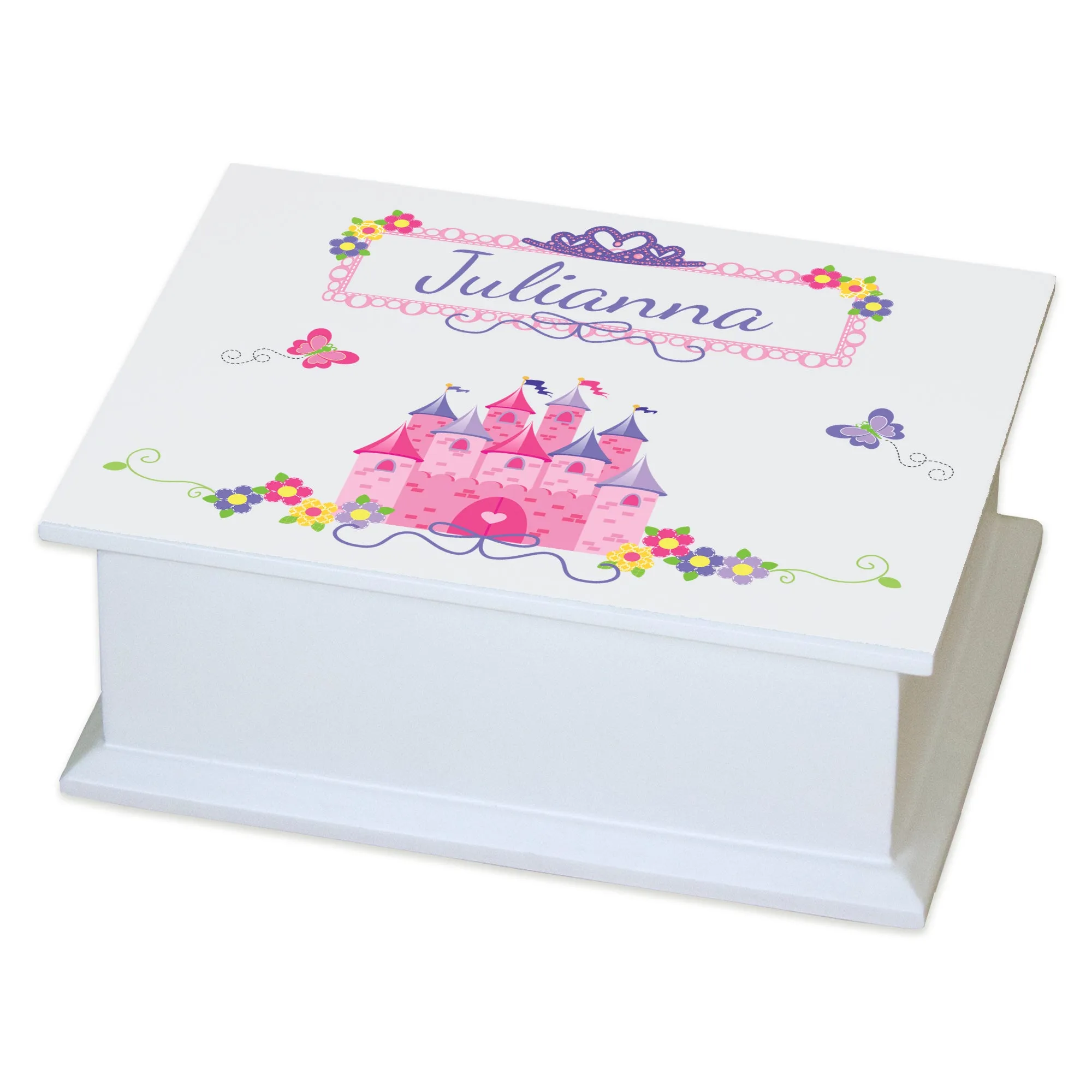 Personalized Flat Top Jewelry Box