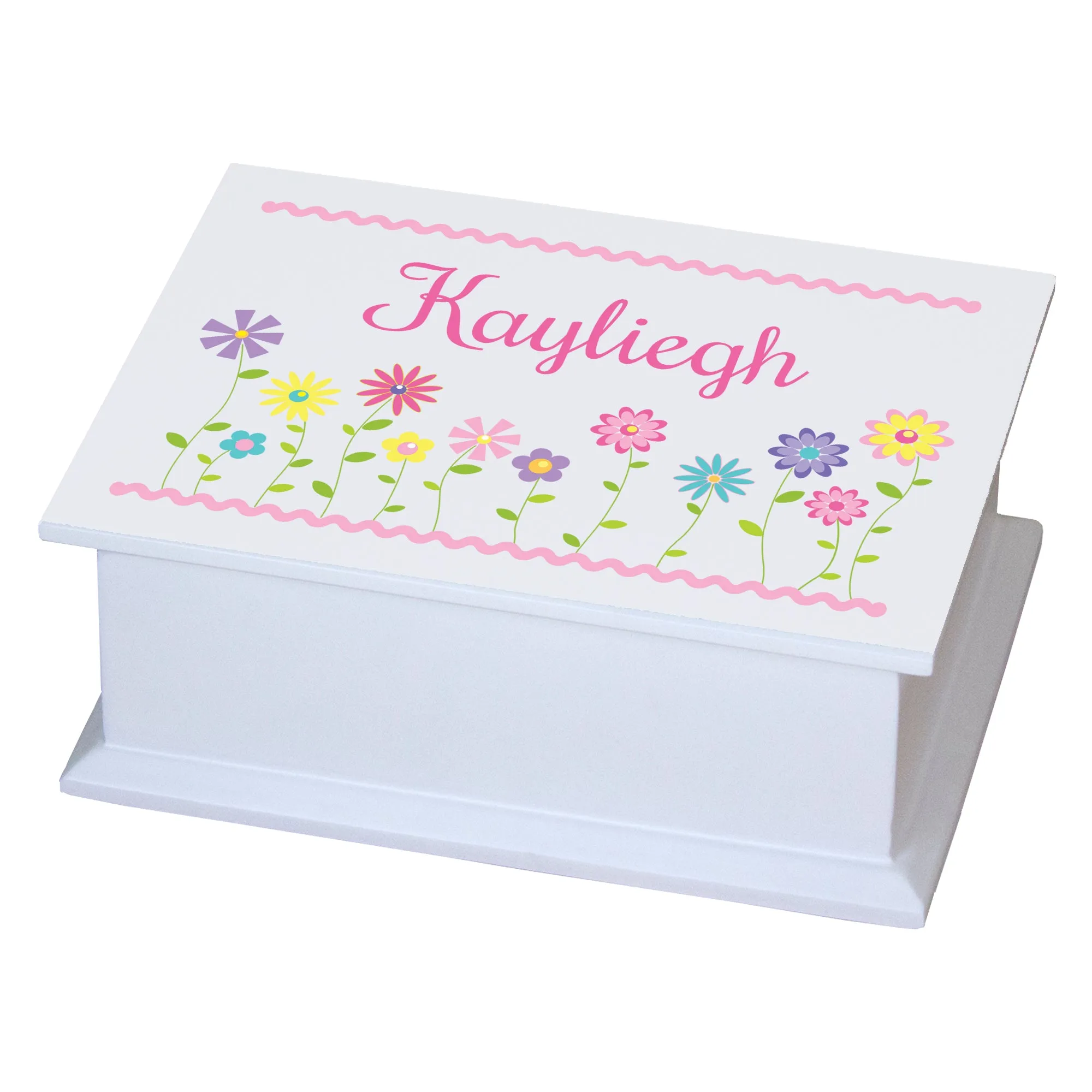 Personalized Flat Top Jewelry Box