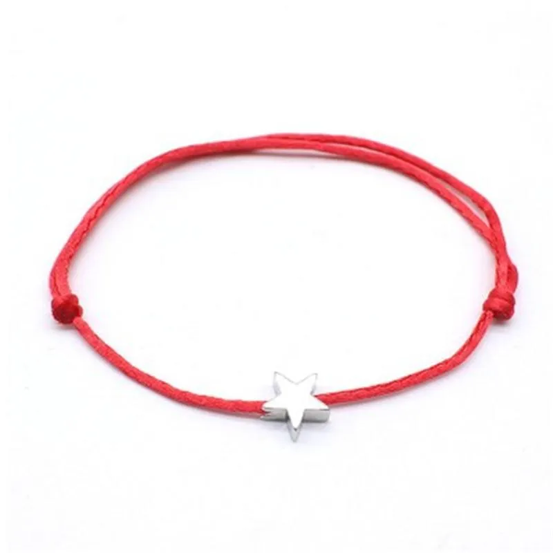 Personalized Hand-Knotted Woven Five-Pointed Star Bracelet