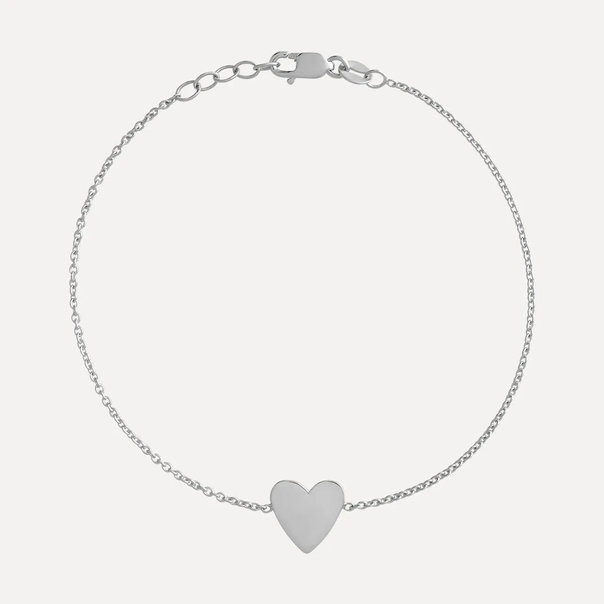 Personalized Heart Bracelet