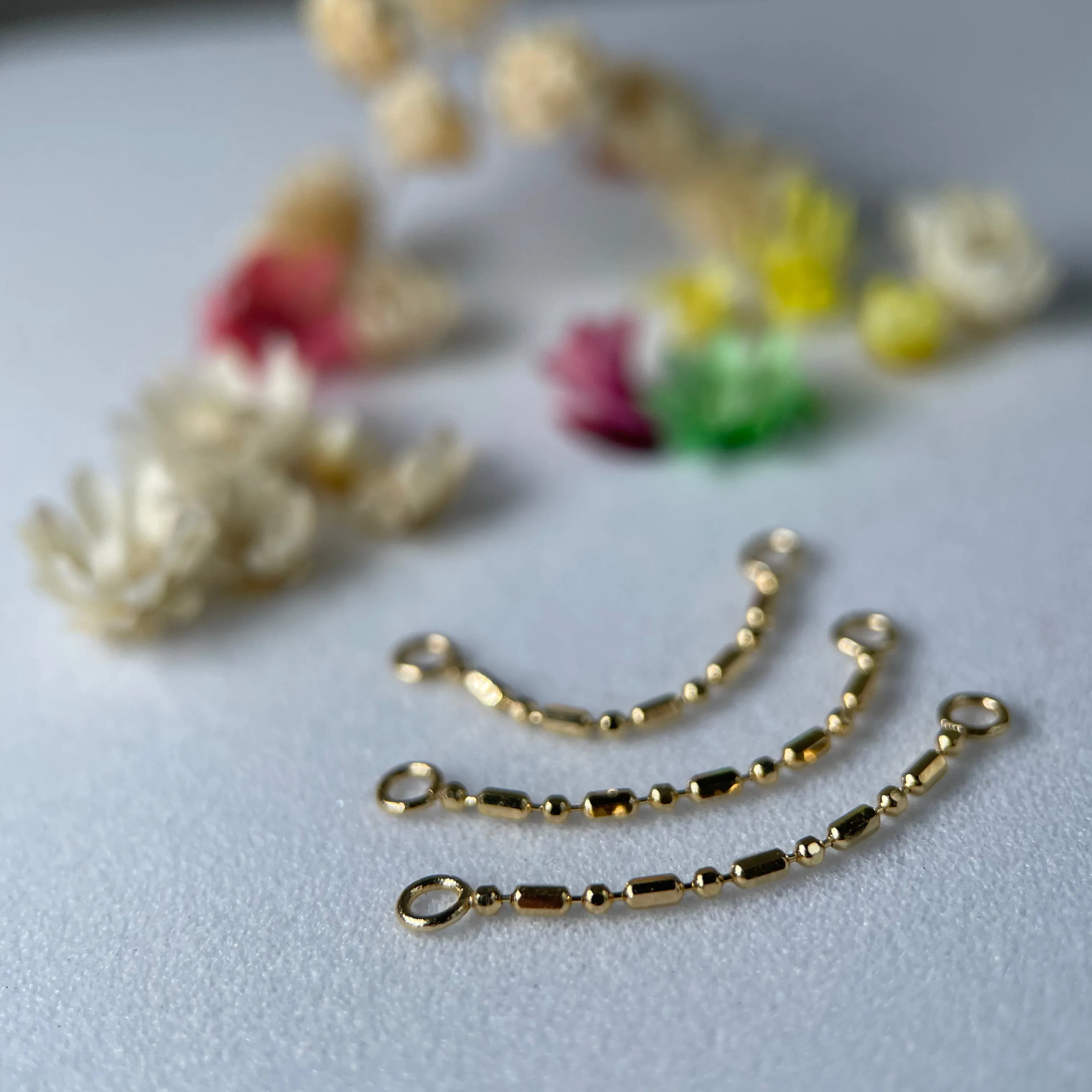 Pupil Hall Cleo Beaded Lynx Chain In Gold