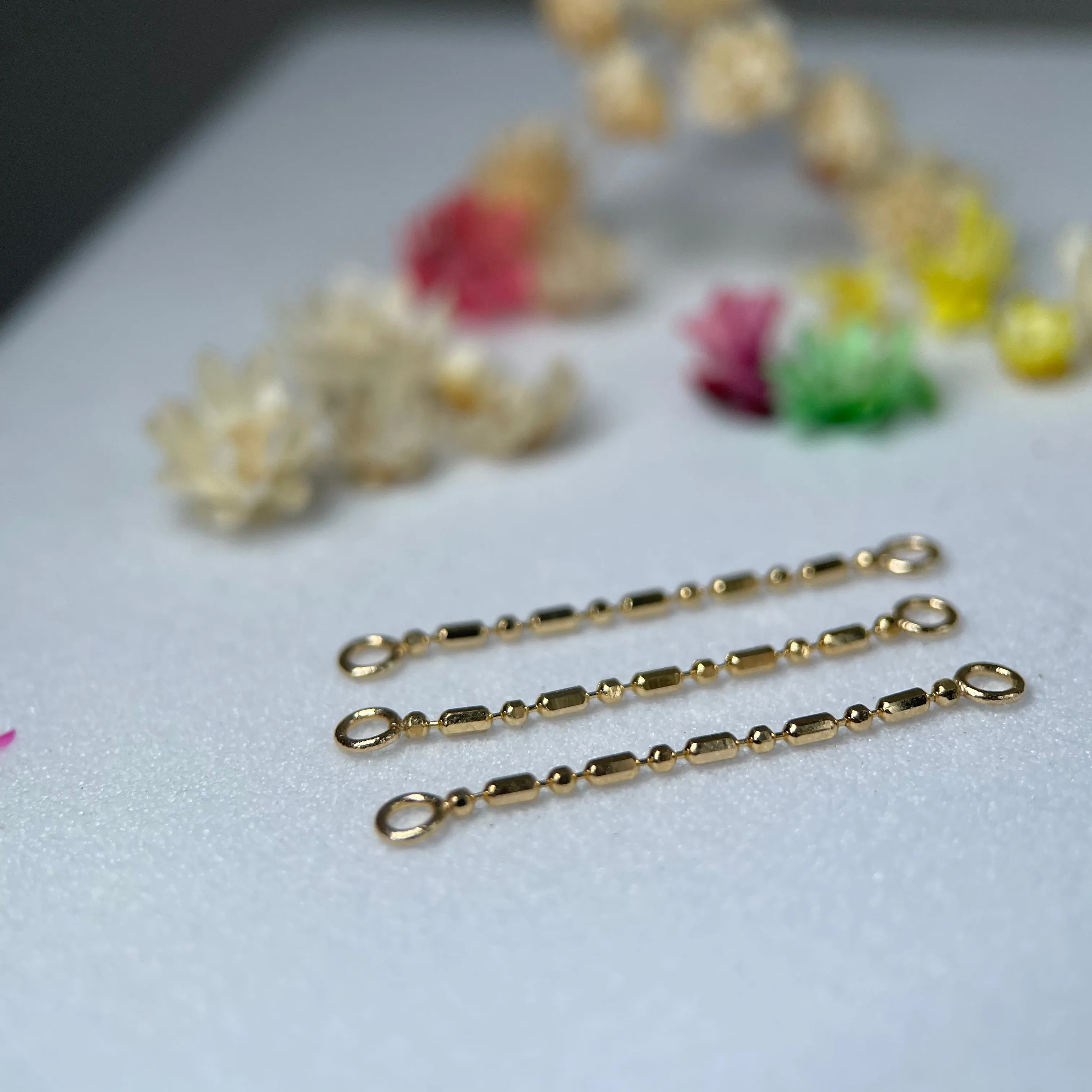 Pupil Hall Cleo Beaded Lynx Chain In Gold