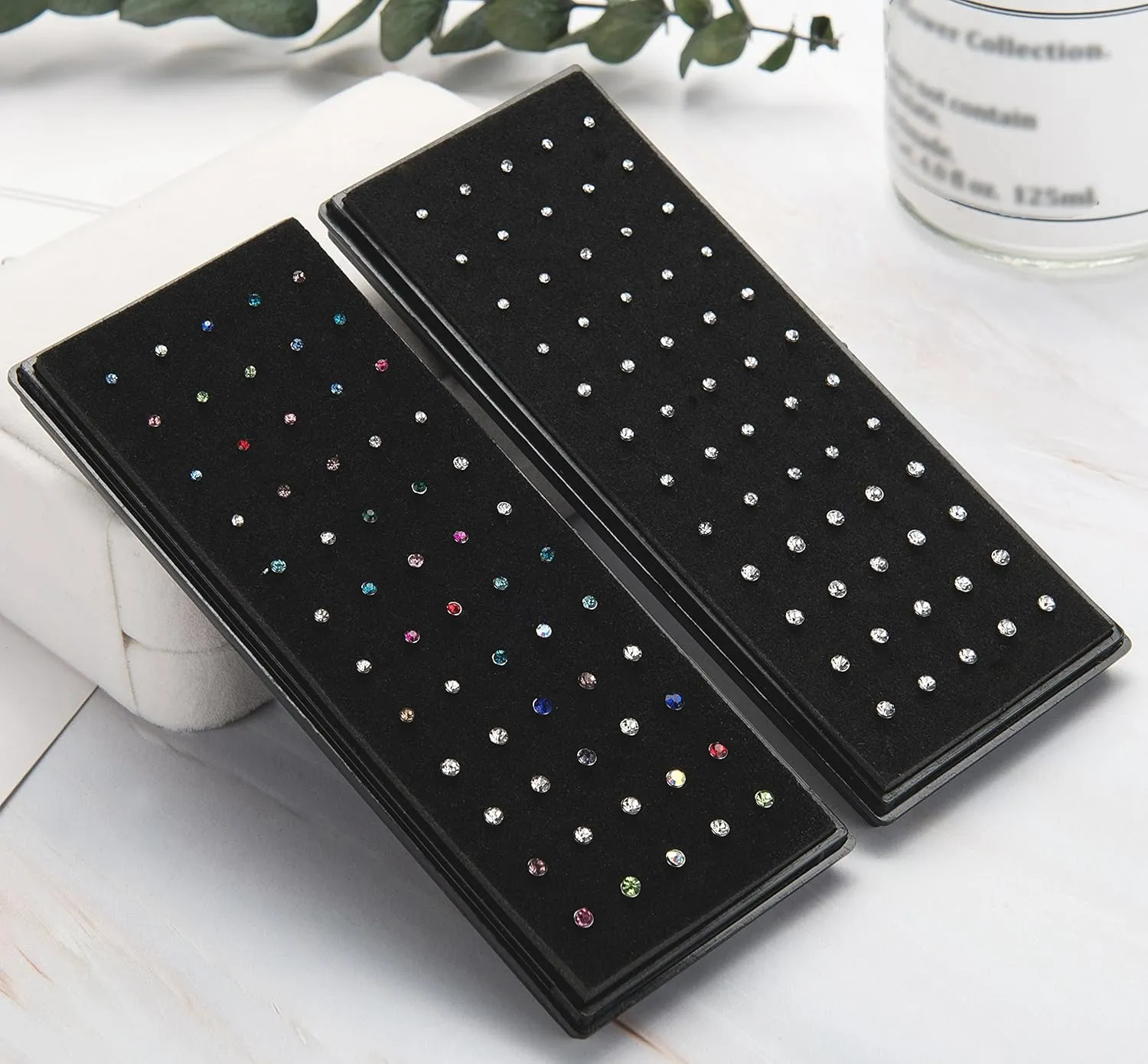 REVOLIA 60-120Pcs 22G 316L Stainless Steel Nose Studs Rings Piercing Body Jewelry 1.5-2.5mm