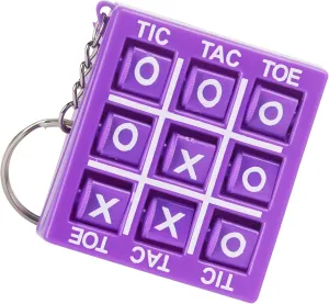 SandT Collection Tic Tac Toe Keychain Keyring Holder Backpack Charm