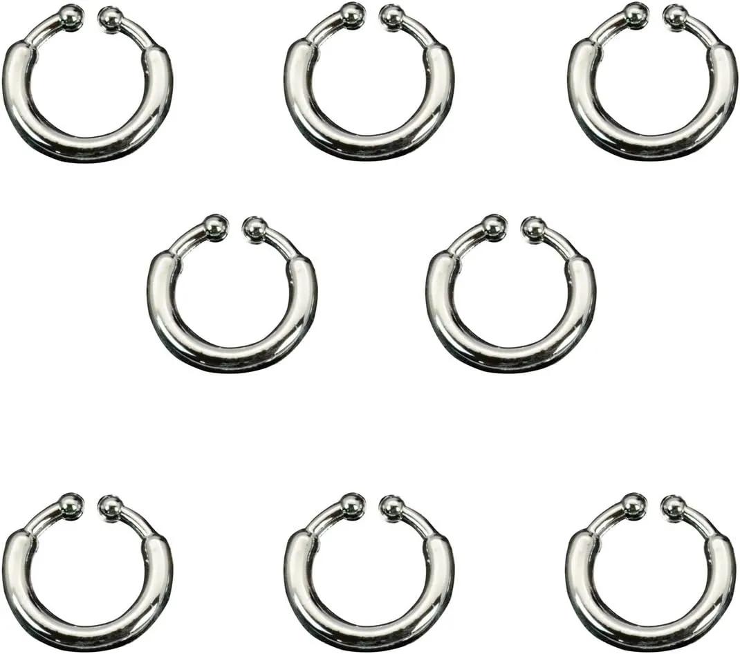 Set of 8 Fake Non-Piercing Body Jewelry Kit