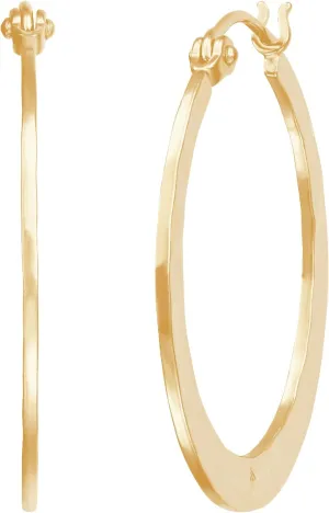 Silpada 'Full Circle' Sterling Silver Hoop Earrings