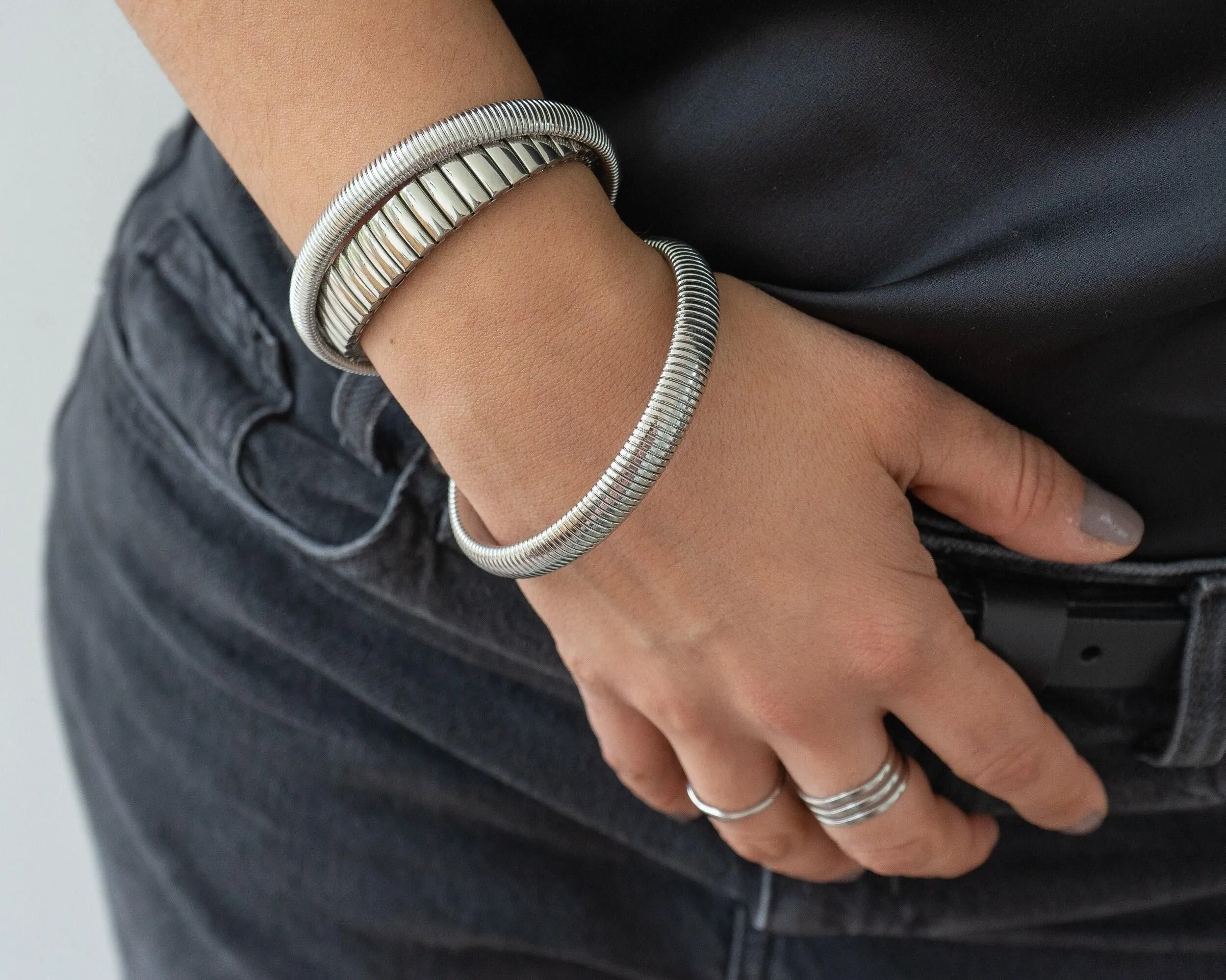 Silver snake chain Bracelet