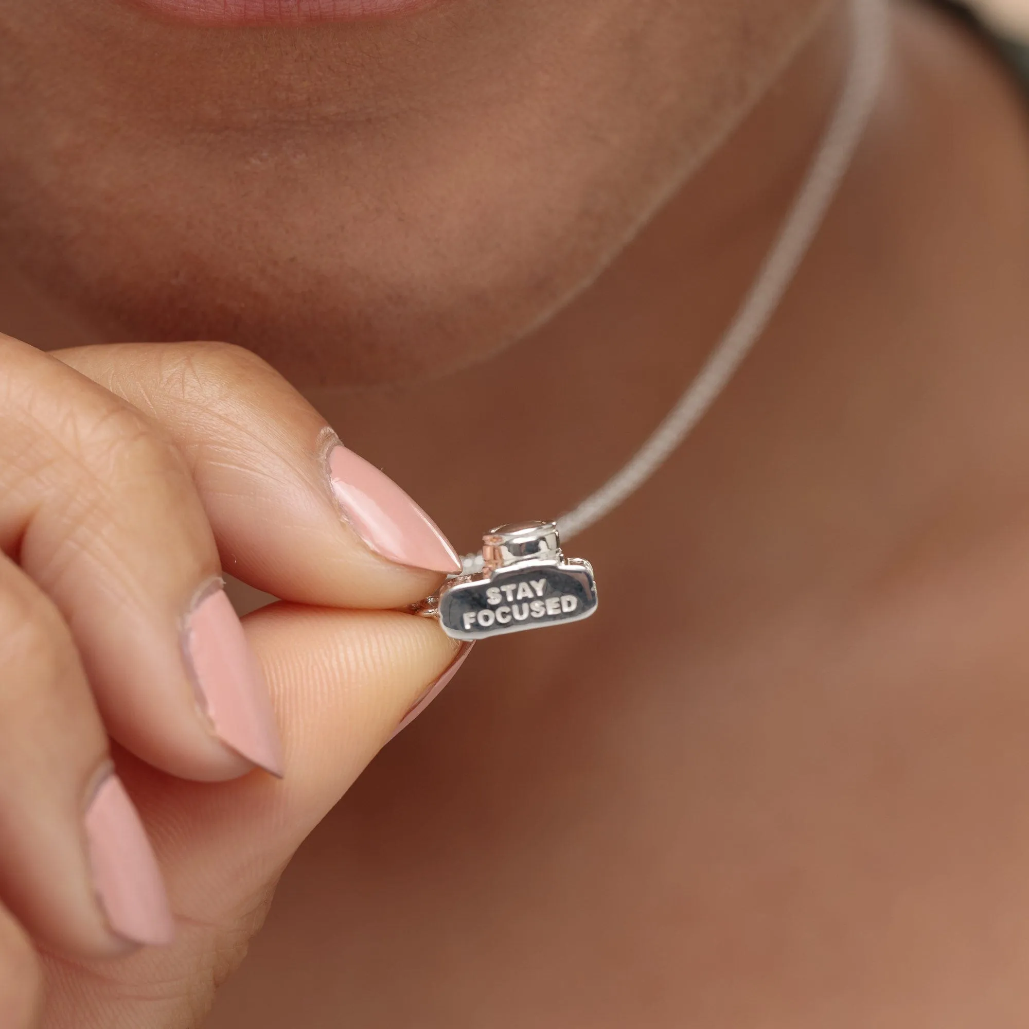 Silver Vintage Camera Charm