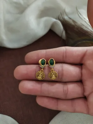 Small Antique Lakshmi Earrings