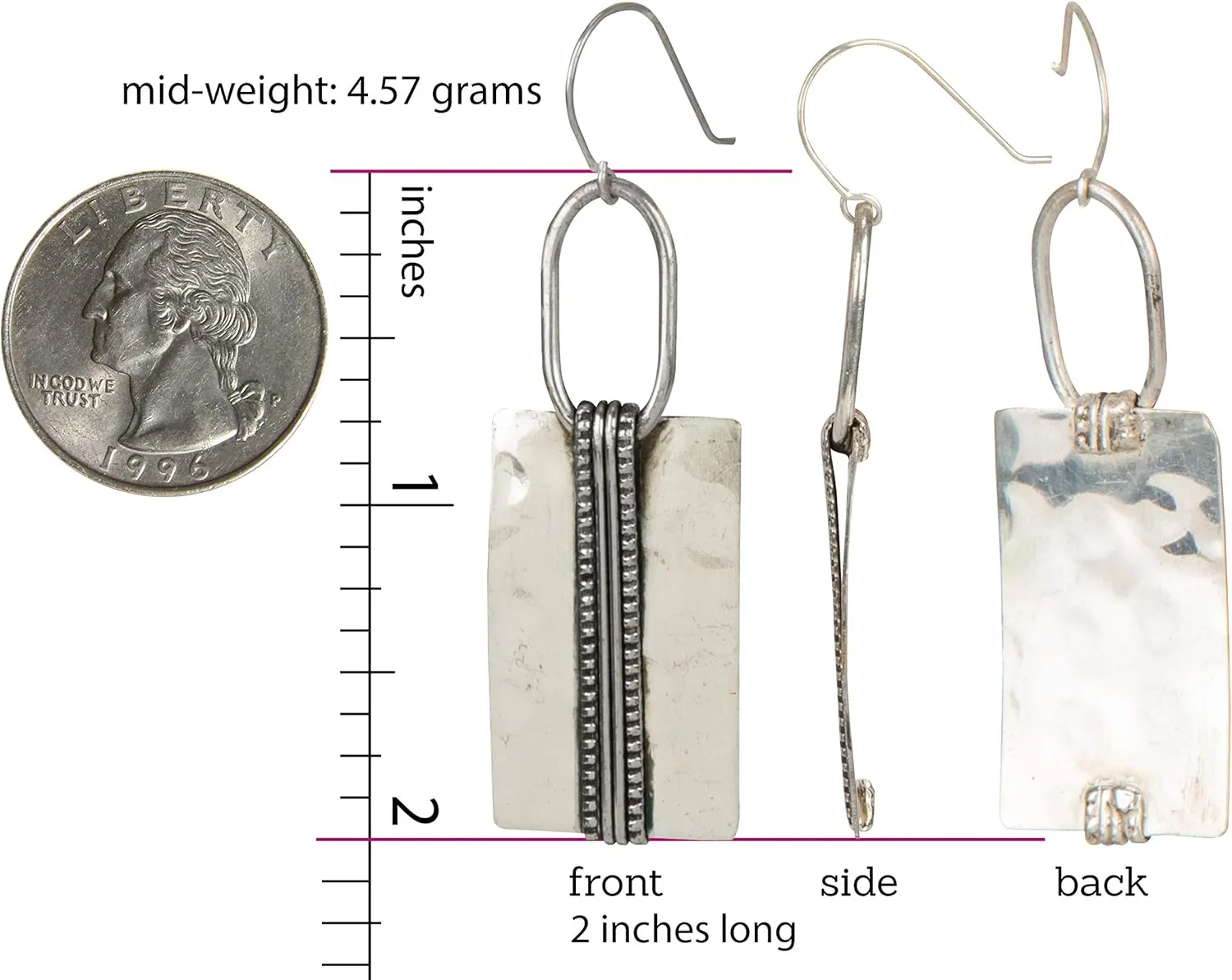 SPUNKYsoul Boho Dangle Vintage Multi Metal Fashion Earrings for Women