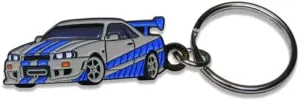 SR1 Performance Paul Walker's Skyline R34 GTR V-Spec Keychain - Fast and Furious GT-R JDM Style Key Chain