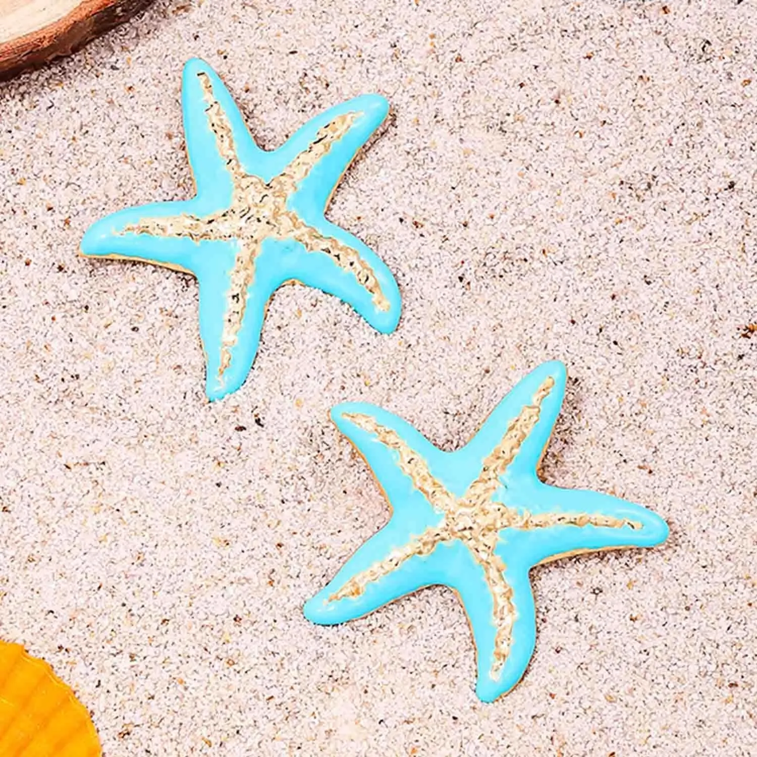 Starfish Earrings Large Gold Statement Big Star Earrings for Women Boho Fashion Beach Ear Jewelry Accessories