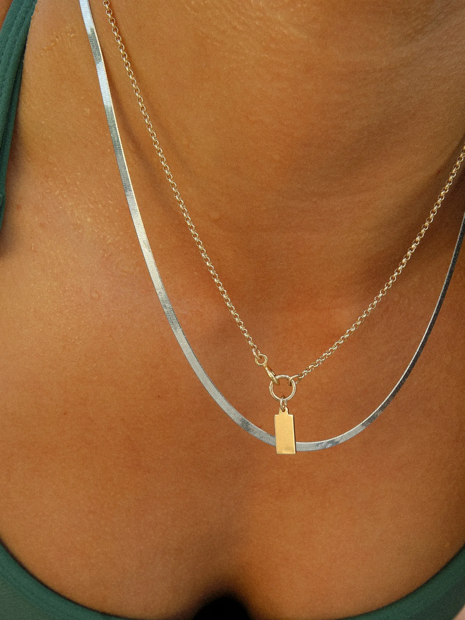 Sterling Silver Herringbone Chain