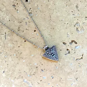 Sterling Silver Pendant - Trillion 03