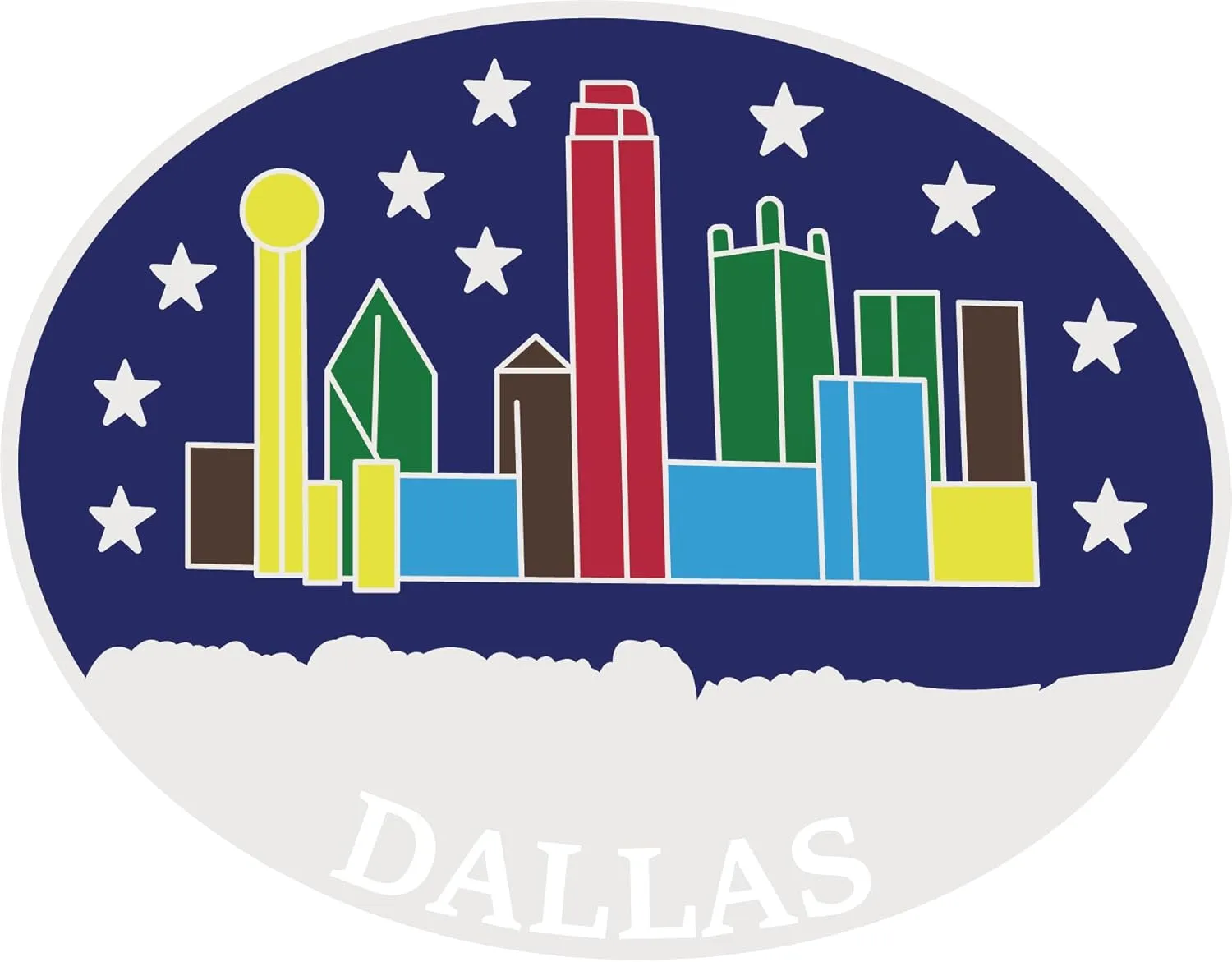 Texas Souvenir Keychain Metalic