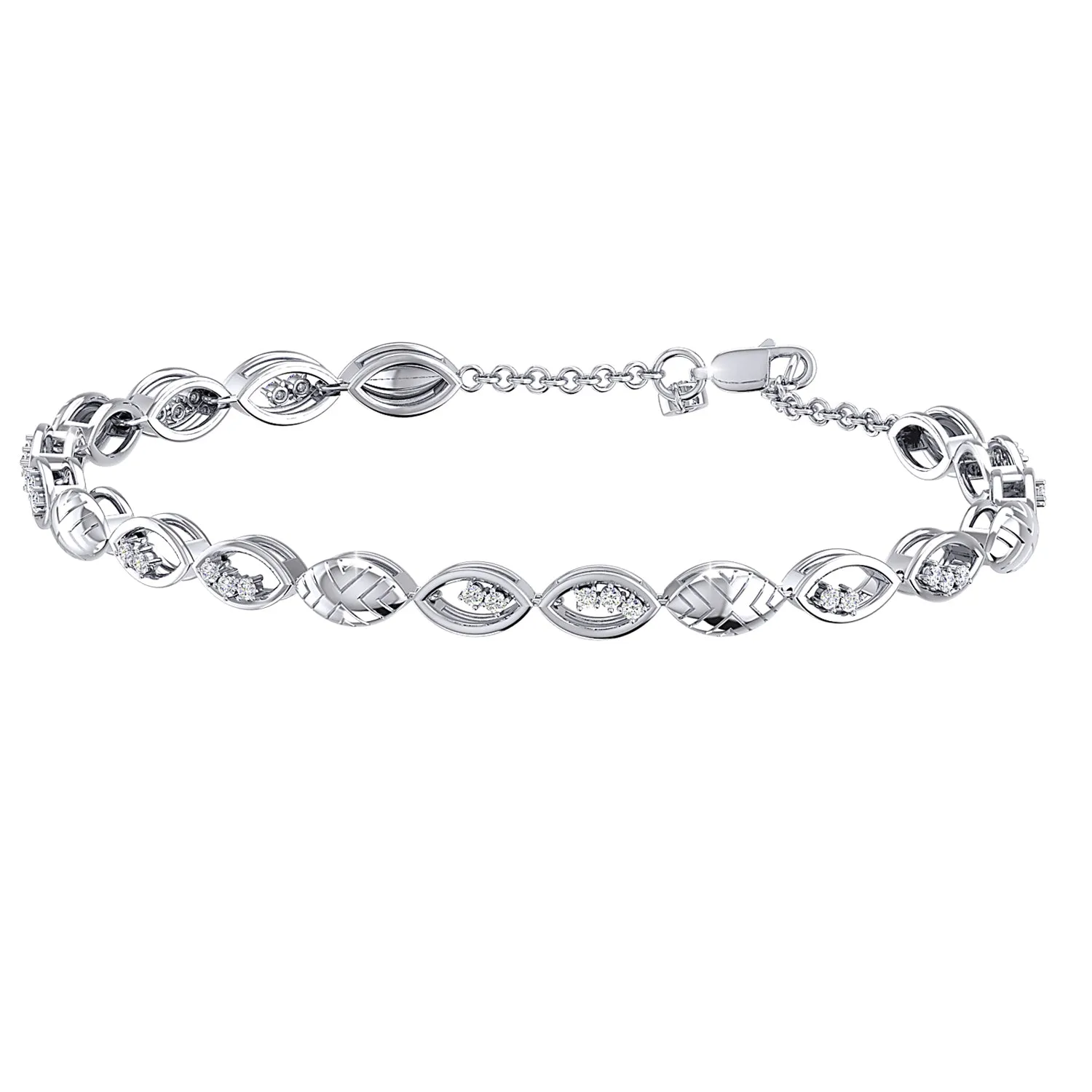 THE CRAZY LEAF TENNIS BRACELET