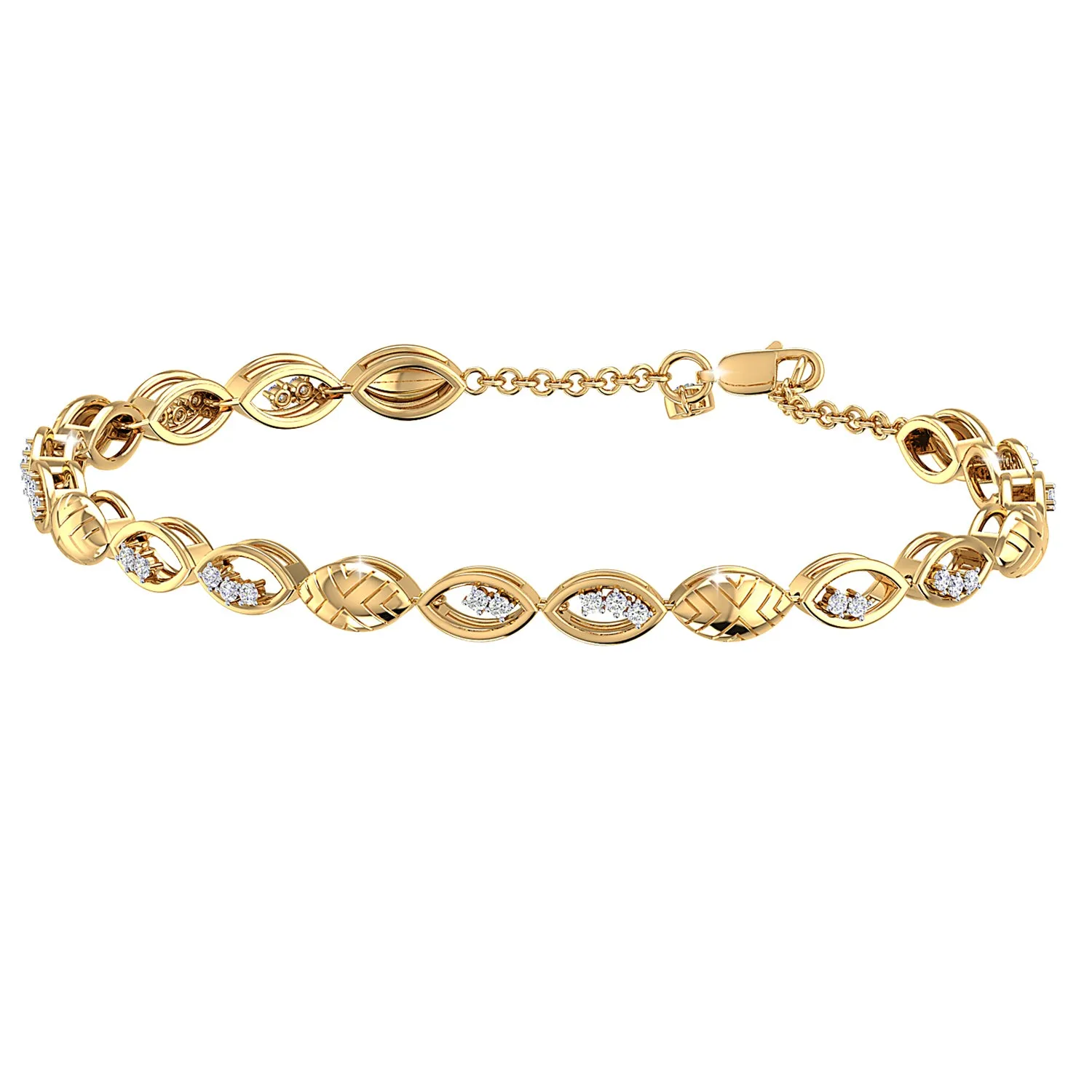 THE CRAZY LEAF TENNIS BRACELET