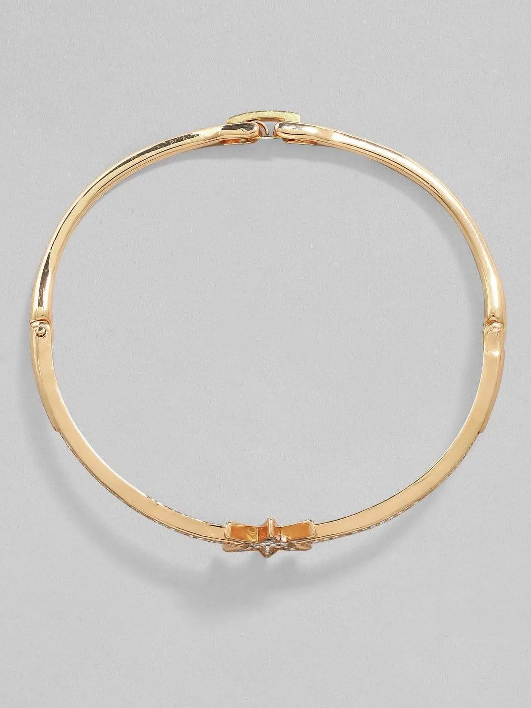 TOKYO TALKIES X Rubans Zircon Studded Gold Plated Handcrafted Star Shape Bracelet