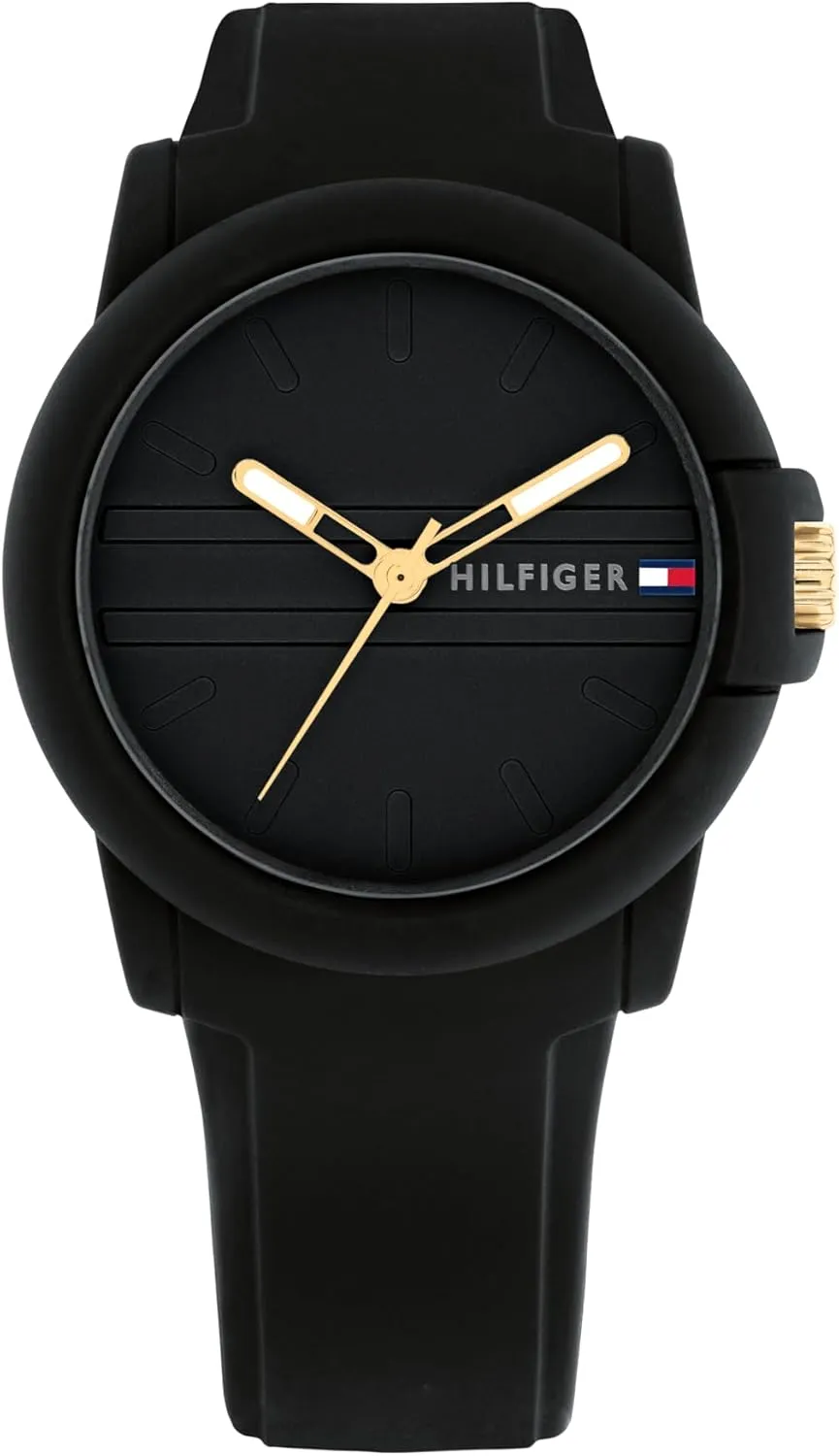 Tommy Hilfiger Sport Watch for Women - Casual 3H Wristwatch for Her - Silicone Strap - Water Resistant up to 3 ATM/30 Meters - Premium Fashion for Everyday Wear - 36mm