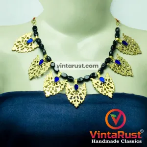 Tribal Stone Beaded Motif Complete Jewelry Set