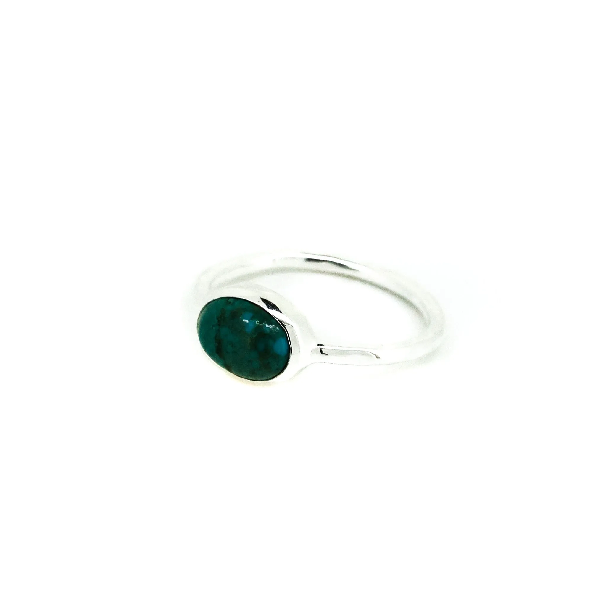 Turquoise Tide Silver Ring