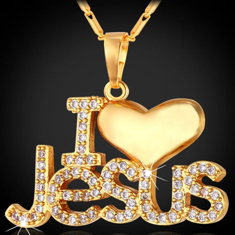 U7 Russian Orthodox Cross Pendant/Praying Hands/Ichthys Sign for Men Women Stainless Steel 18K Gold Plated Jesus Pendant Christian Religious Necklaces, Length 22" Silver Black Gold