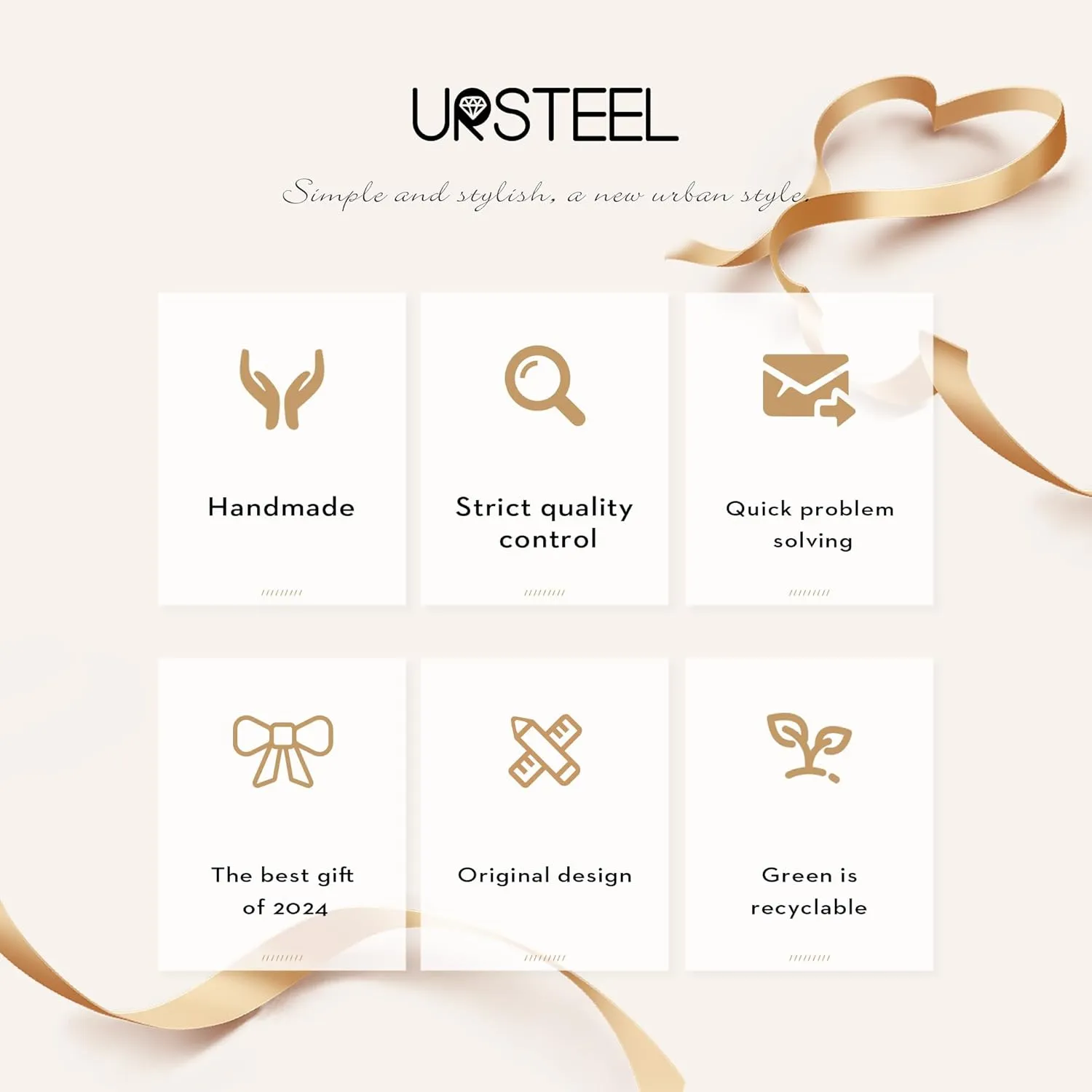 Ursteel Gold Initial Bracelet for Women Trendy - Personalized A-Z Letter Cute Bracelet for Women, Dainty Gold Coin Disc Jewelry Gifts for Women