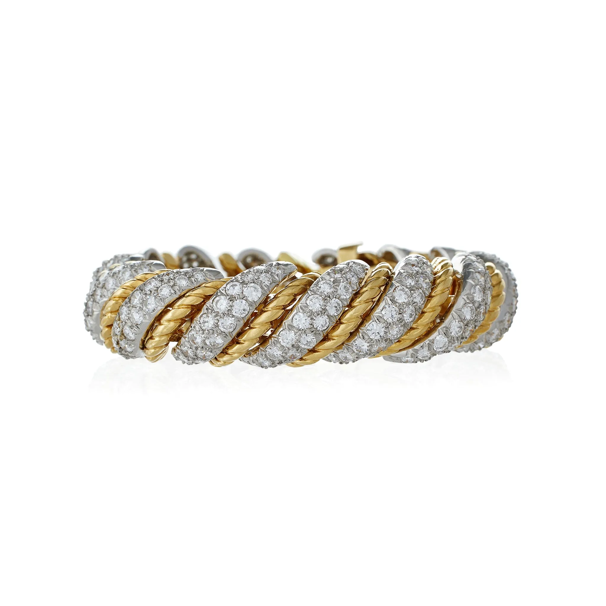 Van Cleef & Arpels Paris Ropetwist Diamond Bracelet, Verger Frères