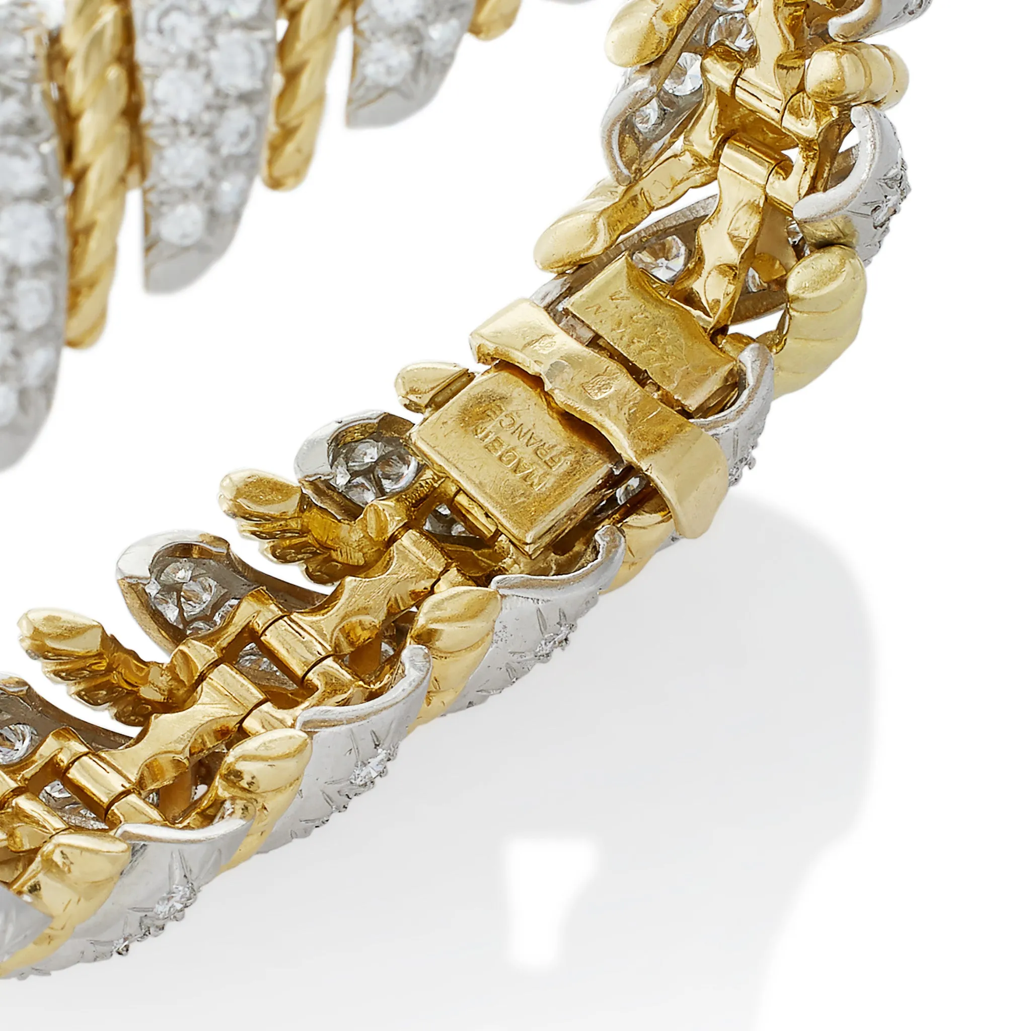 Van Cleef & Arpels Paris Ropetwist Diamond Bracelet, Verger Frères