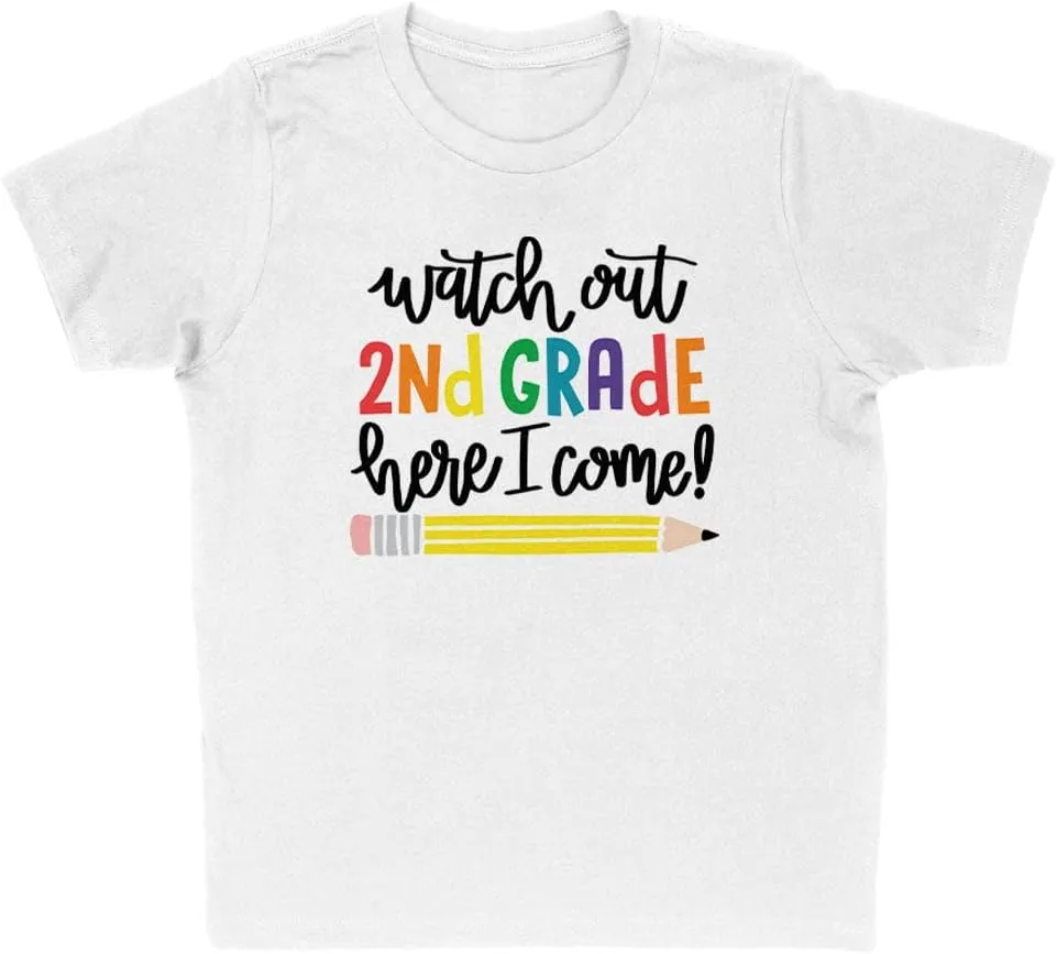 Watch Out Second Grade Kids T-Shirt Youth