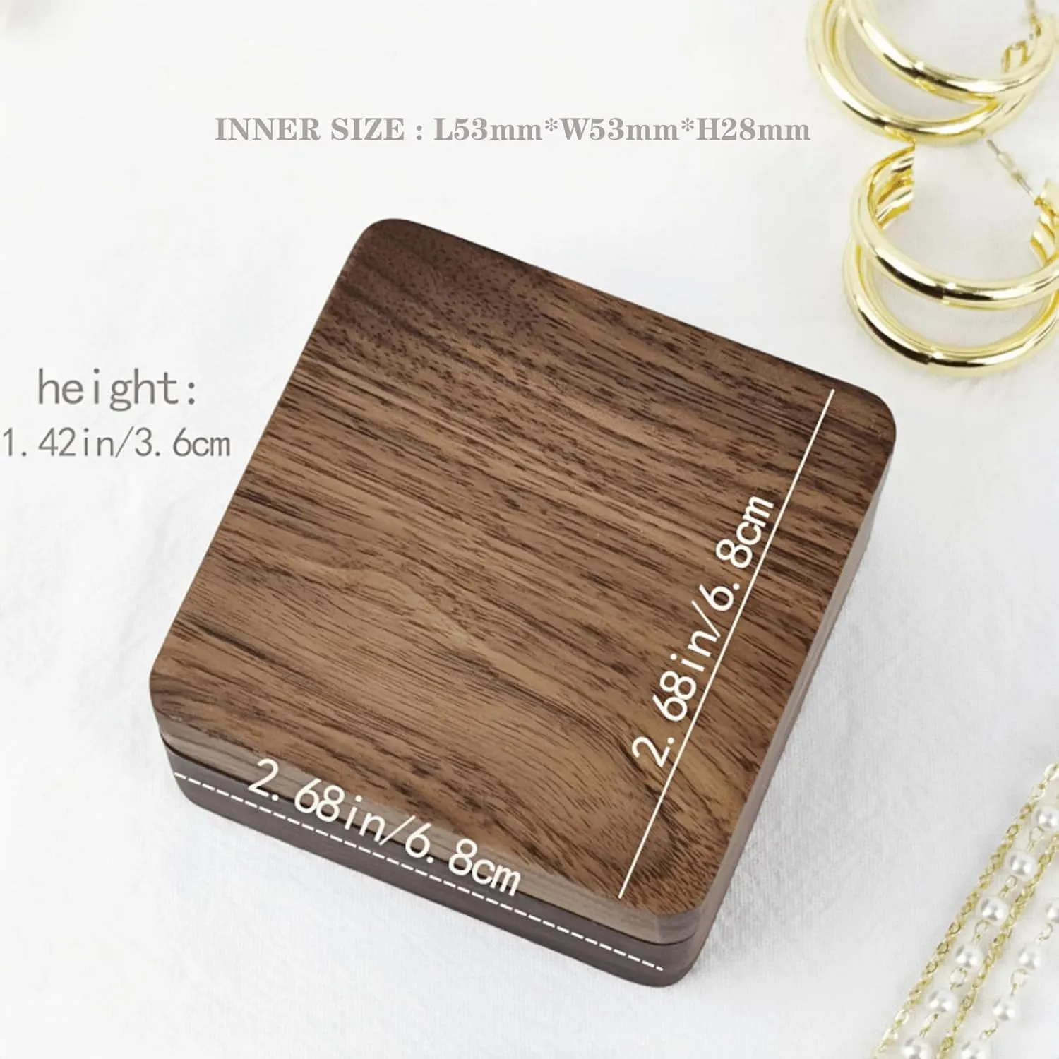 Wooden necklace box necklace gift box for her necklace case men small necklace boxes for jewelry gift necklace jewelry gift boxes wooden pendant box Anniversary Birthday Christmas Gift Box