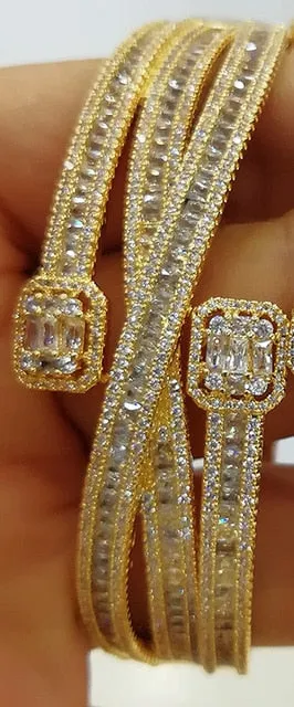 Zircon Crystal Bracelet Bangle