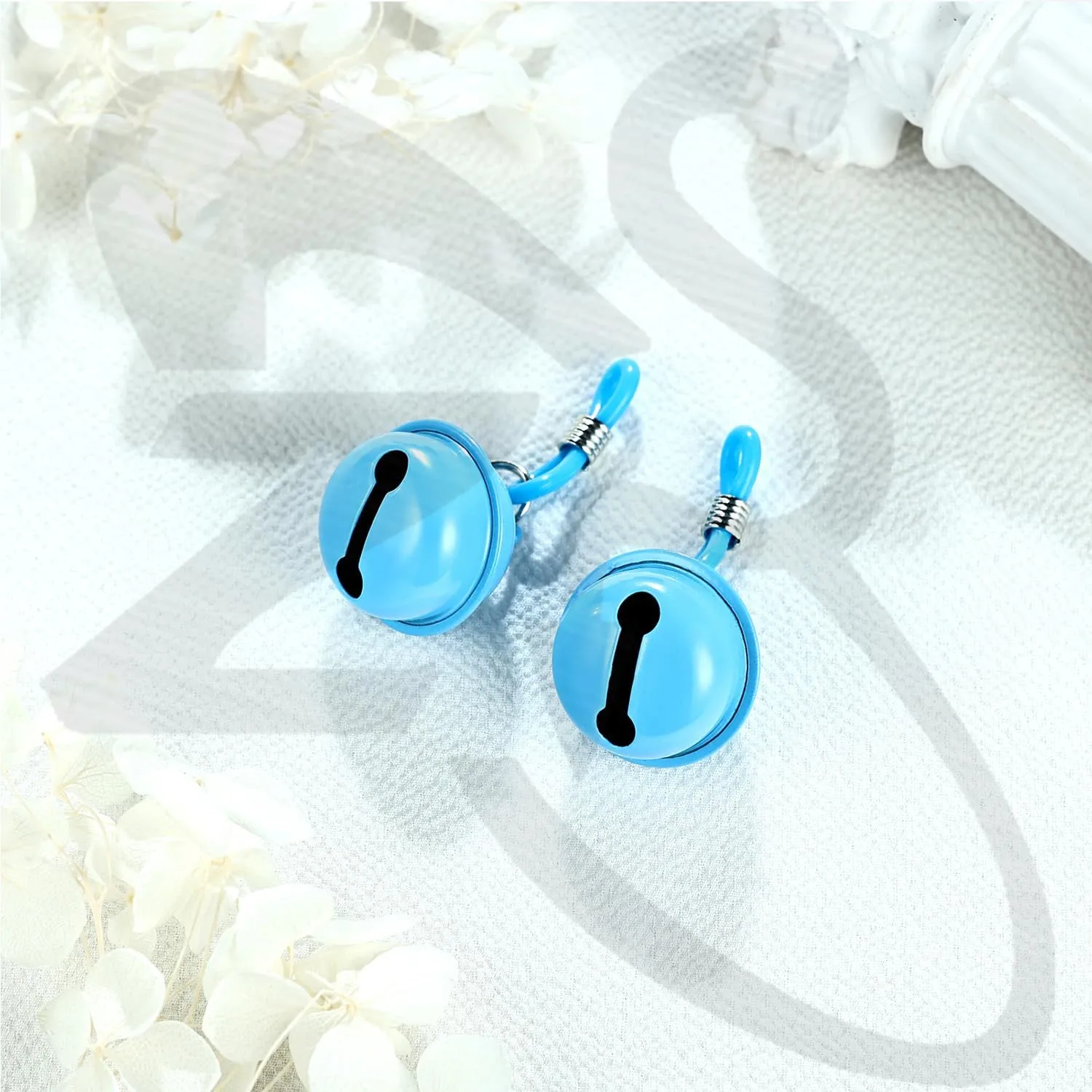 ZS 3 Pairs Nipple Clamps for Women Men Non Piercing Beginner, Fake Nipple Rings with Bell, Adjustable Faux Clamps Clip Body Piercing Jewelry